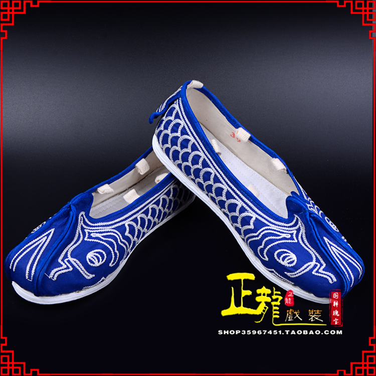 双牌戏鞋舞台演出鞋水路英雄三义斋布底鱼鳞洒