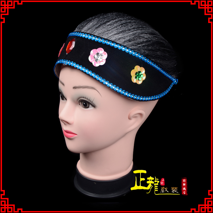 双牌老旦媒婆穷老太婆假发套 老旦头套