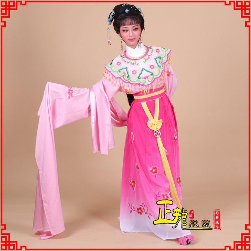 双牌水袖青衣练功花旦服 梅花古装衣