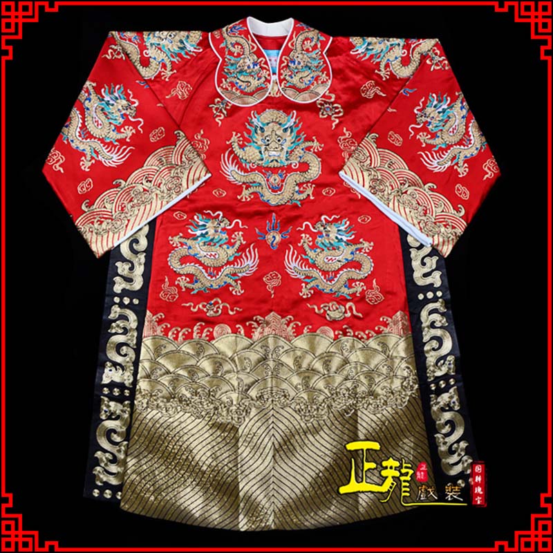 双牌皇帝蟒袍全金八宝团龙蟒