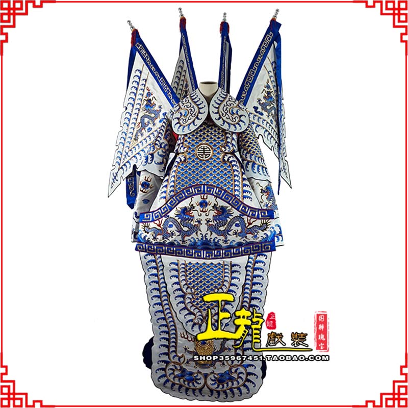 双牌武生武将大靠祥龙勾金